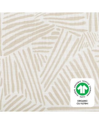 All Stages Midi Crib Sheet in GOTS Certified Organic Muslin Cotton
