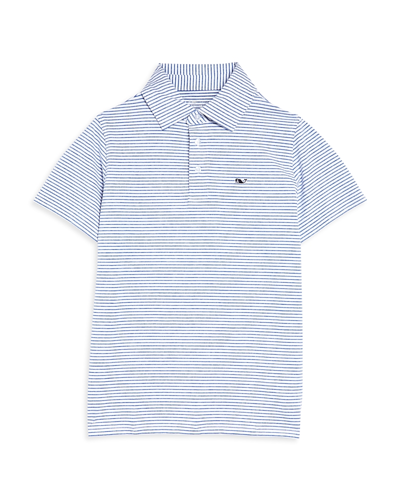 Vineyard Vines Boys' Bradley Striped Polo - Little Kid, Big Kid In Blue
