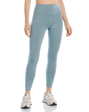 Airlift High-Waist Suit Up Legging - Lilac Blue/White. – Alo Yoga