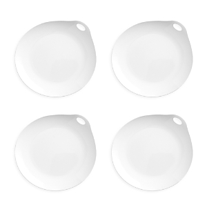 Nambe Portables Dinner Plates, Set Of 4 In White