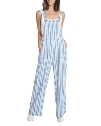 Billy T Flowy Wide Leg Denim Overalls | Bloomingdale's