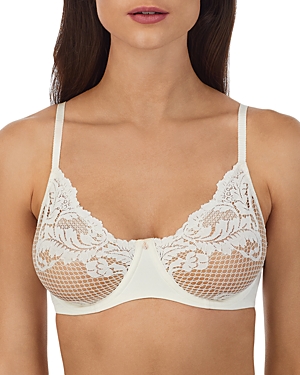 Le Mystere Lace Allure Unlined Underwire Demi Bra In Butter Cream