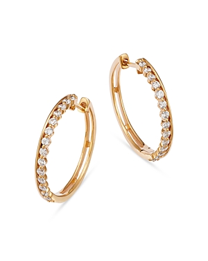 Bloomingdale's Diamond Hoop Earrings In 14k Yellow Gold, 0.50 Ct. T.w. - 100% Exclusive
