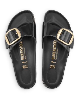Women's Madrid High Shine Big Buckle Sandals