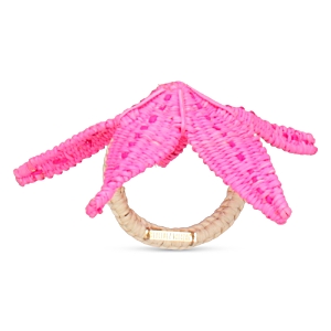 Mercedes Salazar Ariel Napkin Ring, Set Of 2 In Pink