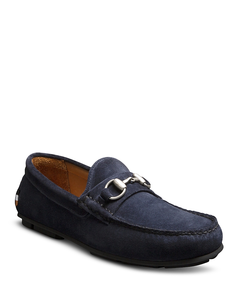 Allen Edmonds Sebastian Bit Loafer In Navy Suede