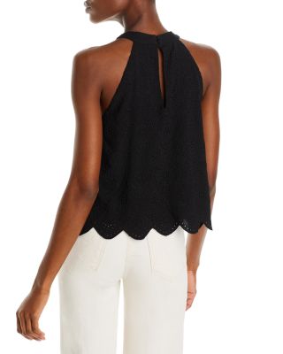 Sleeveless Eyelet Top - Exclusive