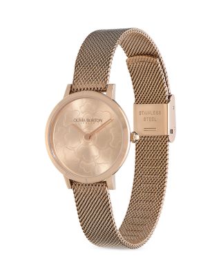 Ultra Slim Floral Watch, 28mm