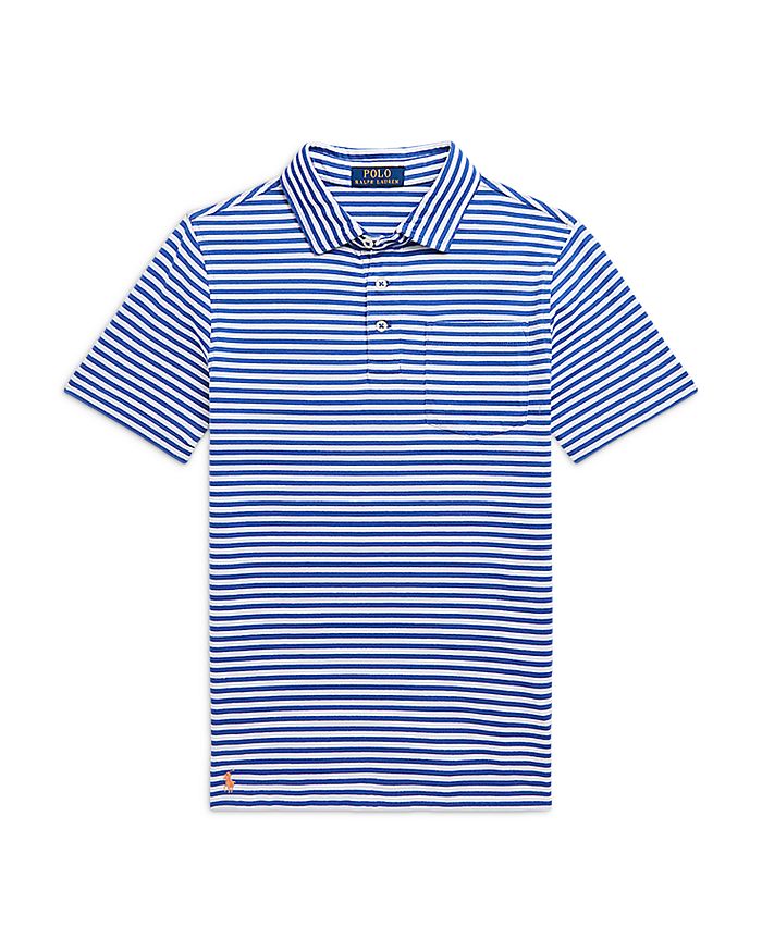 RALPH LAUREN BOY/TEEN Striped Soft Cotton Polo Shirt main image 1