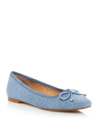 AQUA - Women's Glee Slip On Bow Ballet Flats - Exclusive