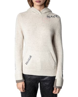 Hooded cashmere jumper online
