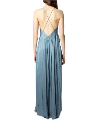 Rayonne Satin Maxi Dress