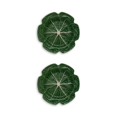 Cabbage Charger Plate, Set of 2