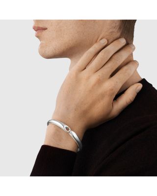 Georg Jensen - Men's Sterling Silver Reflect Interloop Bangle Bracelet