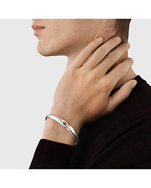 Georg Jensen Men's Sterling Silver Reflect Interloop Bangle Bracelet