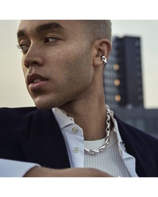 Georg Jensen Men s Sterling Silver Reflect Interloop Single Ear Cuff Bloomingdale s
