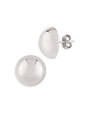 Bloomingdale's Sterling Silver Button Stud Earrings - 100% Exclusive