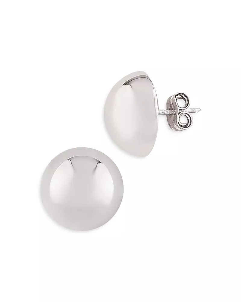 Bloomingdale's Fine Collection Sterling Silver Button Stud Earrings