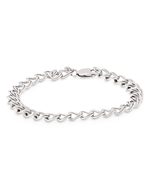 Bloomingdale's Sterling Silver Small Parallel Curb Chain Bracelet - 100% Exclusive