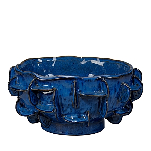 Jamie Young Helios Ceramic Bowl In Blue