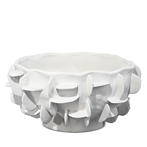 Shop Jamie Young Helios Ceramic Bowl In White