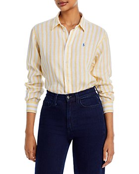 Ralph Lauren - Striped Linen Button Down Shirt