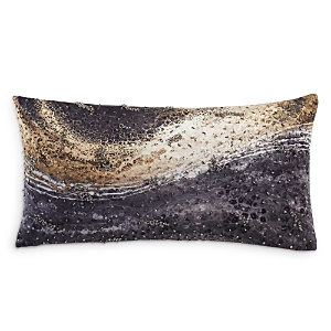 Shop Donna Karan Galaxy Decorative Pillow, 11 X 22 In Charcoal
