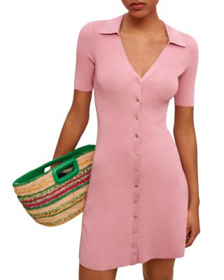 Maje Roliane Knit Polo Mini Dress | Bloomingdale's Women
