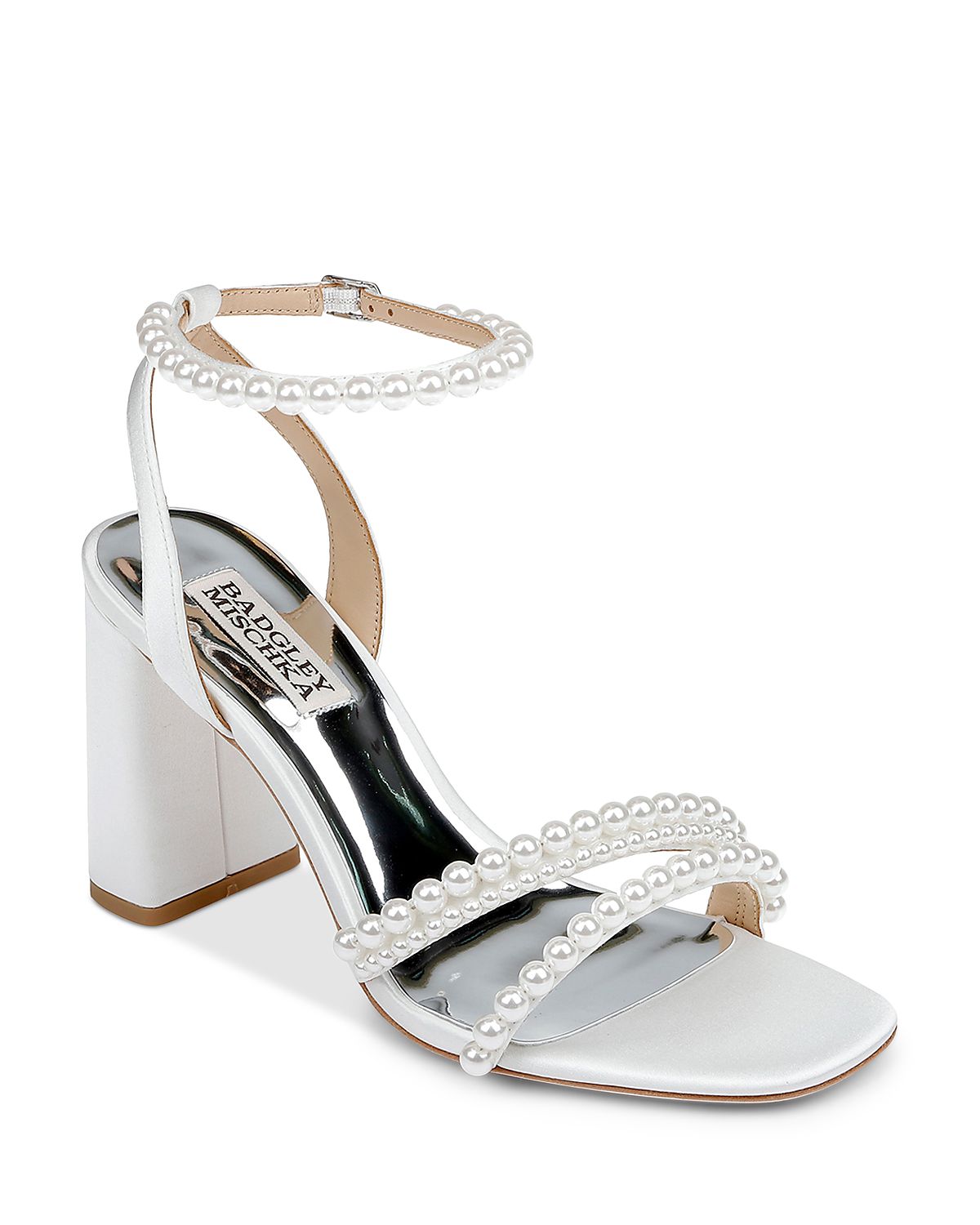 Badgley Mischka Women's Feisty Ankle Strap High Heel Sandals