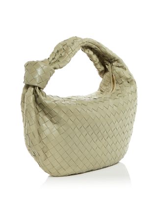 Small Jodie Intrecciato Leather Top Handle Bag