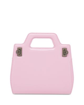 Ferragamo - Wanda Mini Leather Top Handle Bag