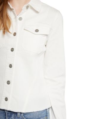 Frayed Hem Denim Jacket