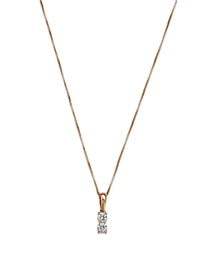 Bloomingdale's Diamond Double Pendant Necklace In 14k Yellow Gold, 0.33 Ct. T.w. - 100% Exclusive