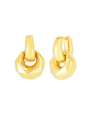 Roberto Coin 18k Yellow Gold Doorknocker Drop Earrings In Gold