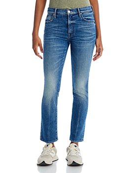 MOTHER - The Rascal Mid Rise Ankle Straight Jeans in A Little Dirt Never Hurt