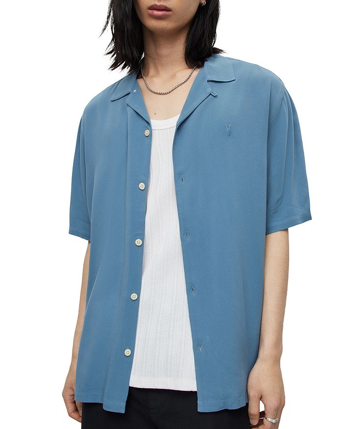 ALLSAINTS Venice Short Sleeve Camp Shirt Bloomingdale's