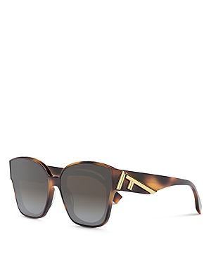 Fendi Fendi First Square Sunglasses, 63mm
