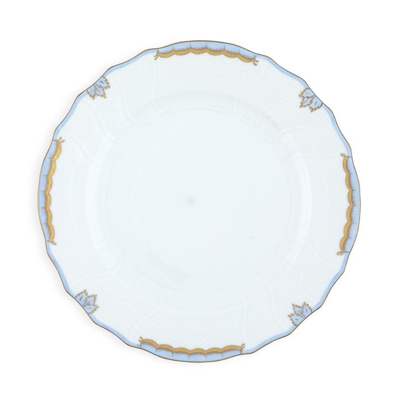Herend Dinner Plate In Light Blue