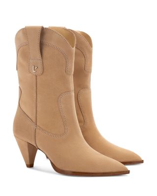 Larroudé - Women's Thelma Pointed Toe High Heel Booties