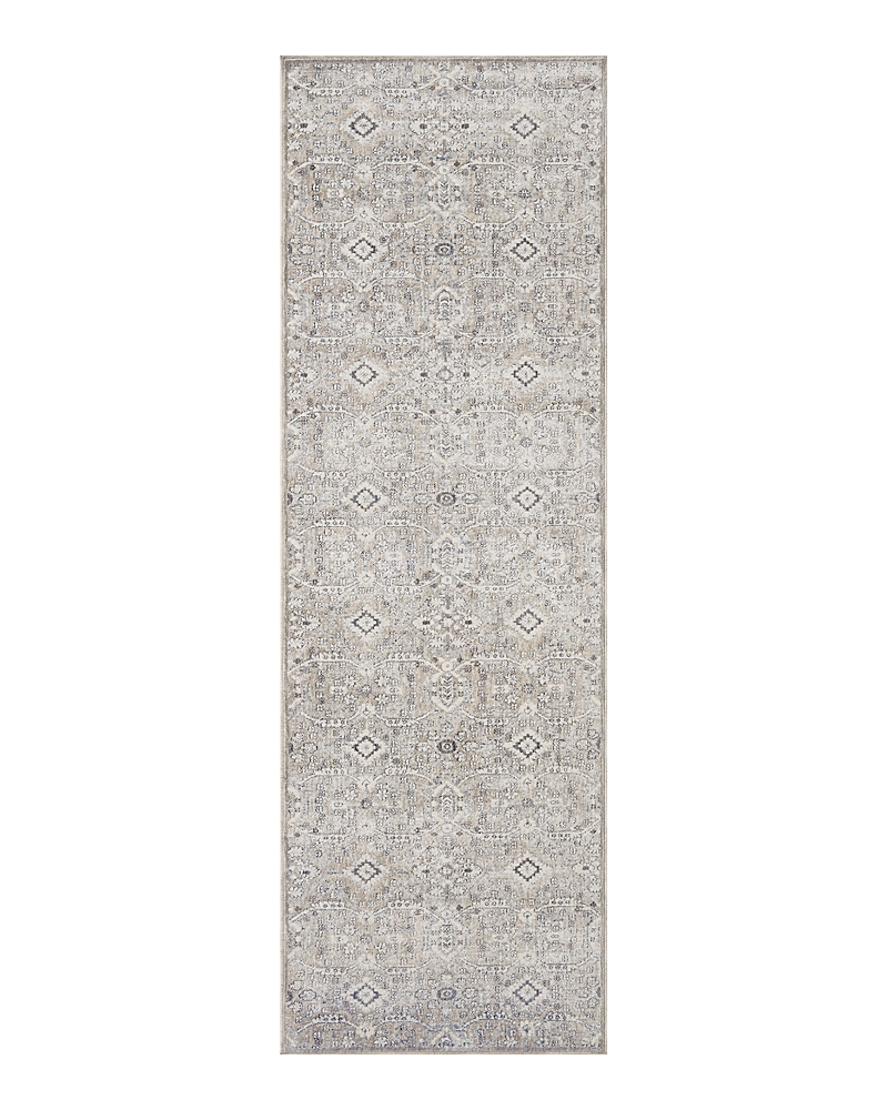 Amber Lewis Zuma Zum-07 Runner Area Rug, 2'7 X 12' In Silver/sky