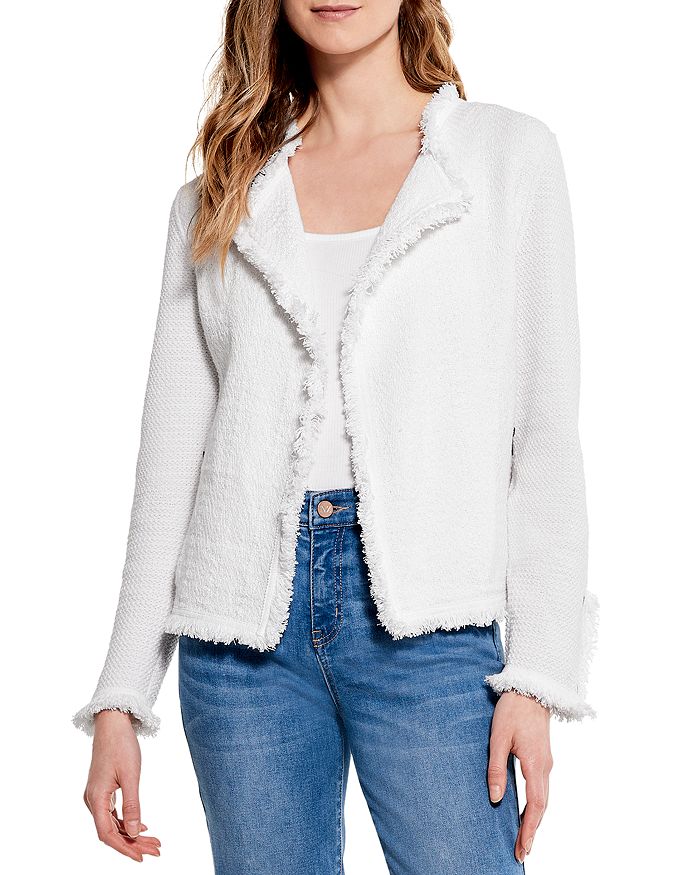 Nic and zoe fringe trim jacket hot sale