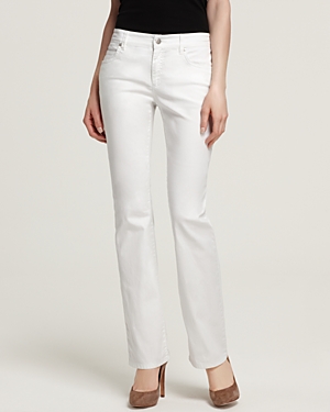 Eileen Fisher Straight Jeans In White