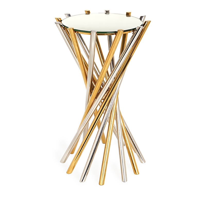 Jonathan Adler Electrum Accent Table In Gold