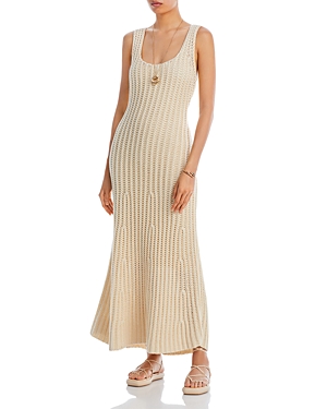 By Malene Birger Lione Knit Maxi Dress In Light Sand