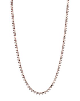 Bloomingdale's - Diamond Tennis Necklace in 14K Rose Gold, 10.0 ct. t.w. - 100% Exclusive