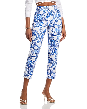 L AGENCE LUDIVINE PRINTED PANTS