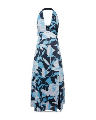 REISS Kaia Linen Midi Dress | Bloomingdale's Women