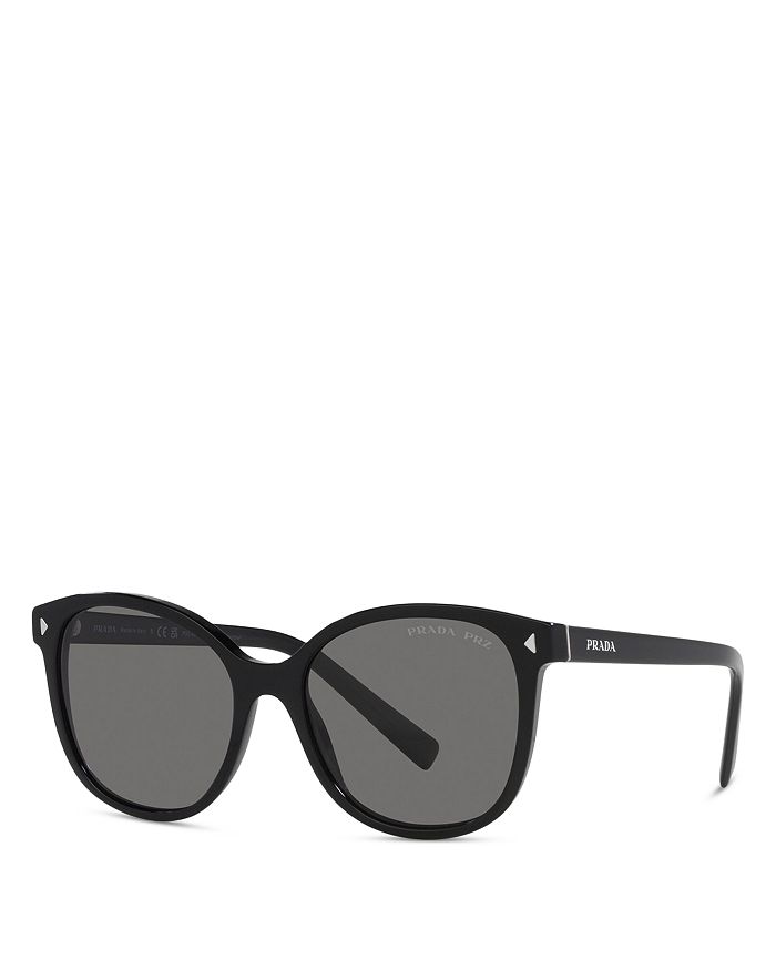 Prada Polarized Rounded Square Sunglasses, 53mm | Bloomingdale's