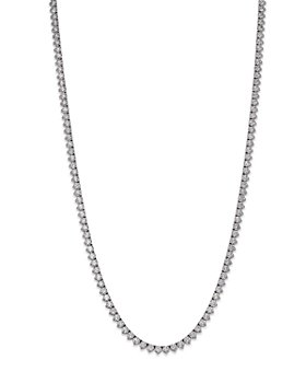 Bloomingdale's - Diamond Tennis Necklace in 14K White Gold, 15.0 ct. t.w. - 100% Exclusive 