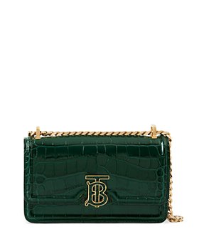 Burberry - Mini Embossed Leather Chain TB Bag